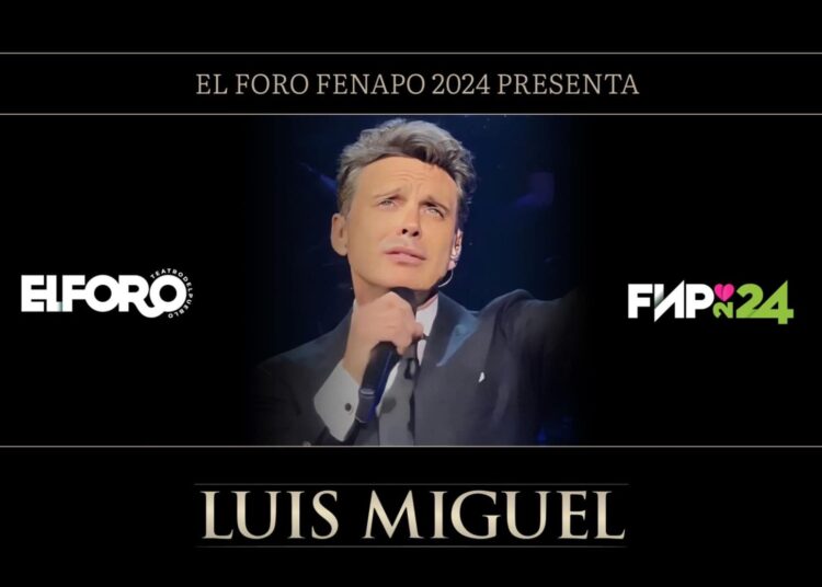Luis Miguel encabeza el cartel gratuito de la FENAPO 2024
