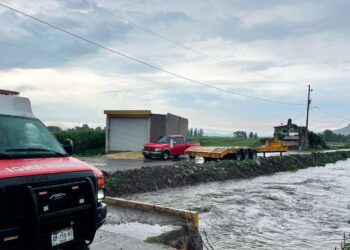Tlahuelilpan en alerta por fuertes lluvias que provocan crecida de ríos
