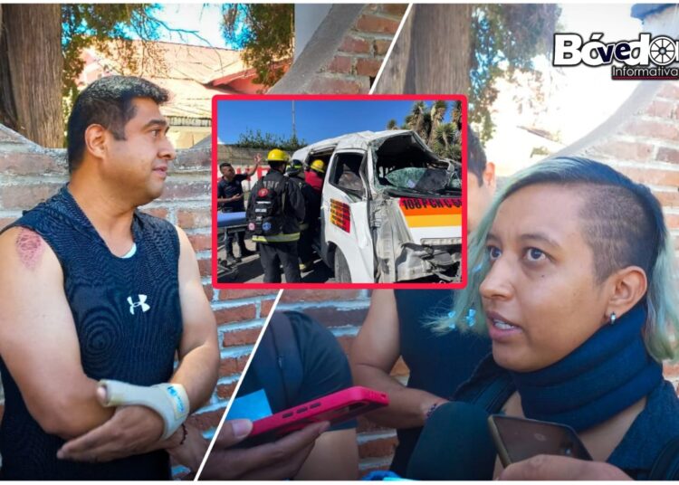 Conductor sin experiencia ni licencia manejaba colectiva accidentada en Pachuca: dos muertos y 14 heridos
