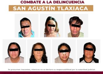 Caen siete narcomenudistas en Tlaxiaca: decomisan drogas y vehículos