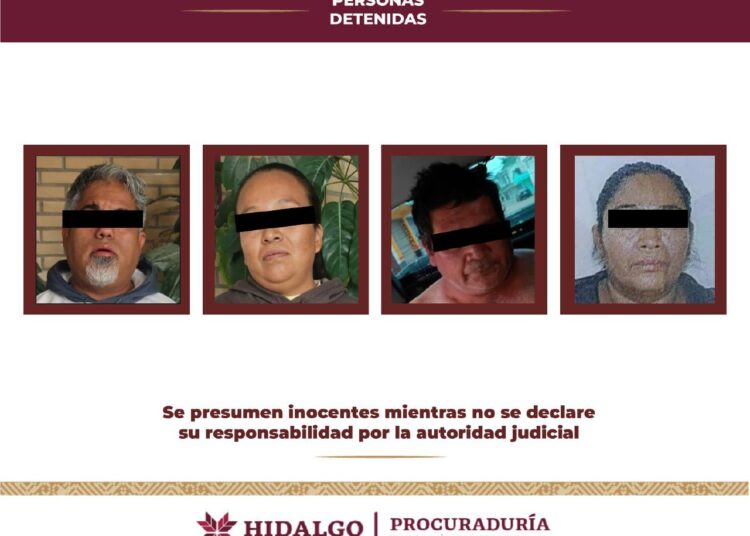 Operativo en Ixmiquilpan deja 4 detenidos y 82 mil dosis de drogas decomisadas