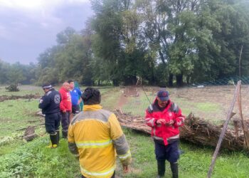 Alerta por aumento en el flujo del arroyo de la colonia Nantzha en Tula de Allende