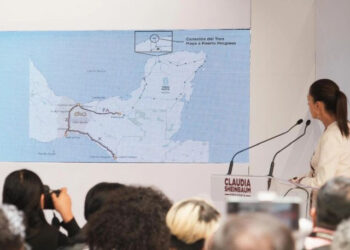 Sheinbaum anuncia ampliación del Tren Maya y del Tren Interoceánico durante su gobierno