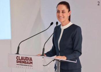 Claudia Sheinbaum anuncia la construcción de tres mil kilómetros de tren de pasajeros en el norte del país para el próximo sexenio