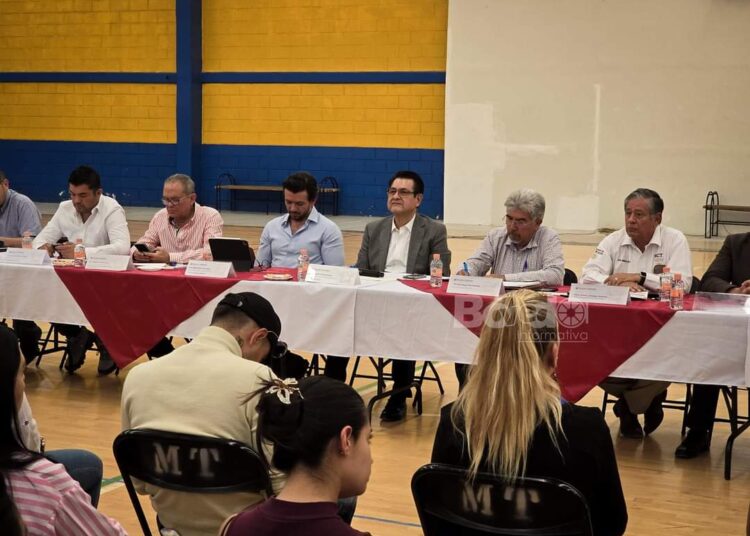 Olivares Reyna lidera reunión interinstitucional para prevenir inundaciones en el Río Tula