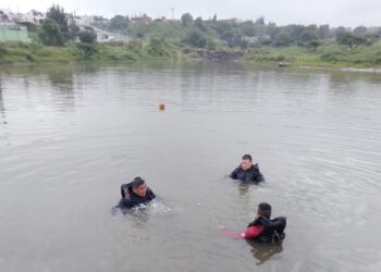 Bomberos de Hidalgo recuperan cuerpo sin vida en represa en Atotonilco de Tula