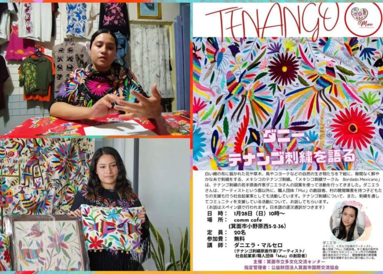 Bordados de la Sierra Otomí-Tepehua a Japón: La historia de superación de Daniela Estrada