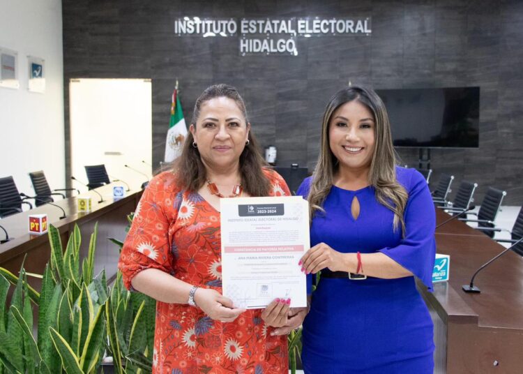 TEEH ratifica triunfo de Ana María Rivera en Tezontepec de Aldama