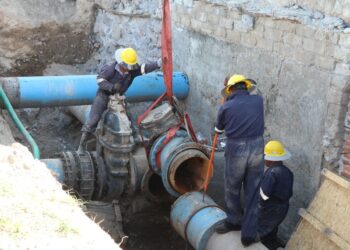 Caasim concluye primera etapa de rehabilitación del acueducto Téllez