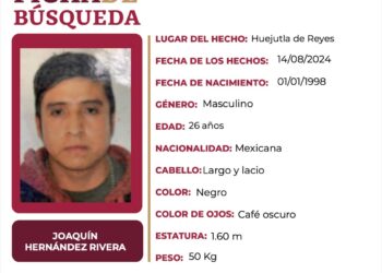 Ficha de búsqueda a nombre de Joaquín Hernández Rivera