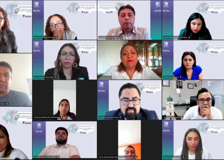 IEEH realiza Encuentro Estatal de Consejos Electorales Distritales sobre el Proceso Electoral Local 2023-2024
