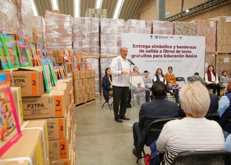 Inicia la distribución de libros de texto gratuitos en Hidalgo