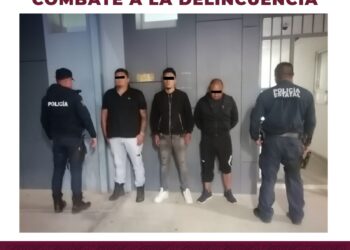 Tres detenidos por robo de autopartes en zona metropolitana de Pachuca