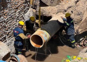 Avanzan los trabajos para la rehabilitación del acueducto Téllez