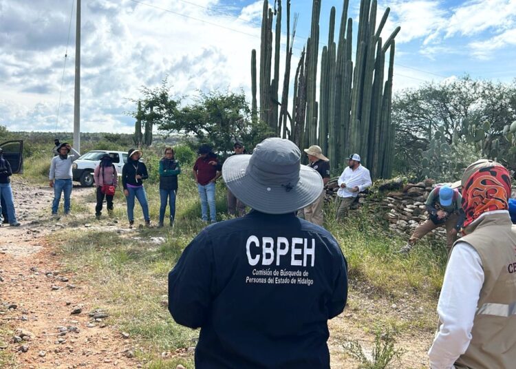 Unidad y coordinación en búsqueda de personas desaparecidas en Hidalgo
