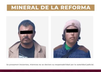 Detienen a dúo con drogas en Mineral de la Reforma