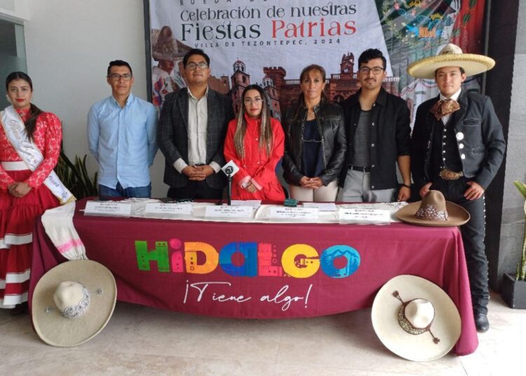 Villa de Tezontepec se prepara para sus fiestas patrias