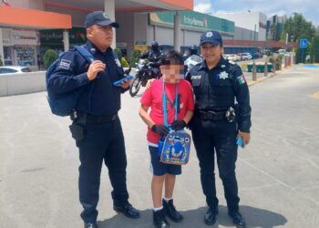 Policía localiza a menor de edad extraviado en Pachuca