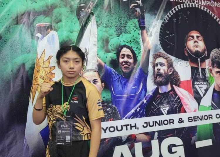 Hidalguense se convierte en subcampeona panamericana en Artes Marciales Mixtas