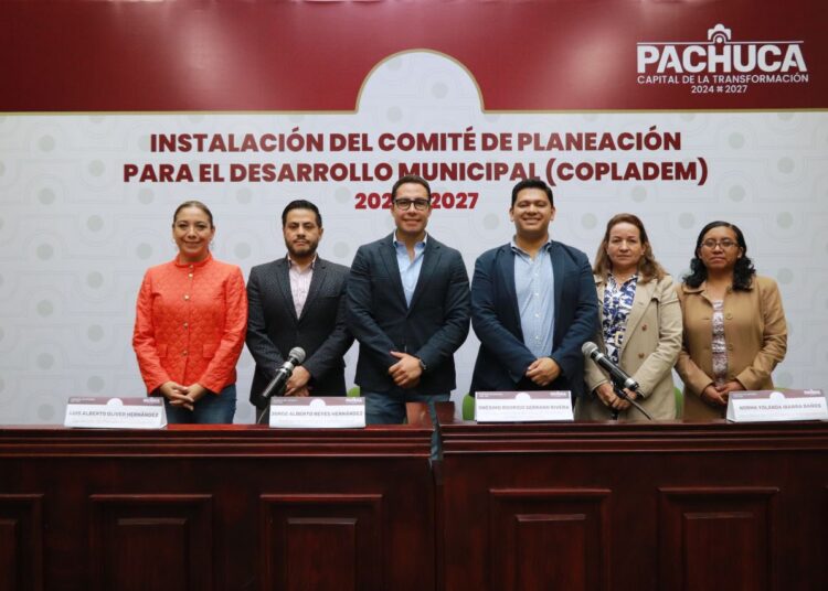 Pachuca es el primer municipio que instala el Comité de Planeación para el Desarrollo Municipal
