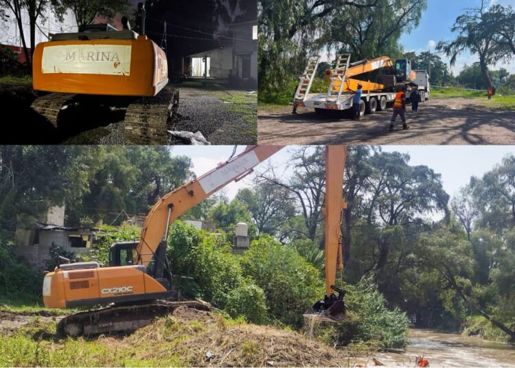 Acción inmediata en Tula:  Llega maquinaria especializada de la Secretaría de Marina