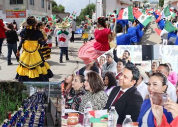 Se realizan tradicionales desfiles de Independencia en localidades de Tolcayuca