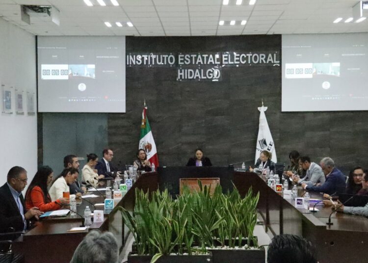 Instalan Consejo General del IEEH para la elección extraordinaria de Cuautepec de Hinojosa