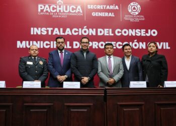 Jorge Reyes instala  el consejo  municipal de Protección Civil en Pachuca