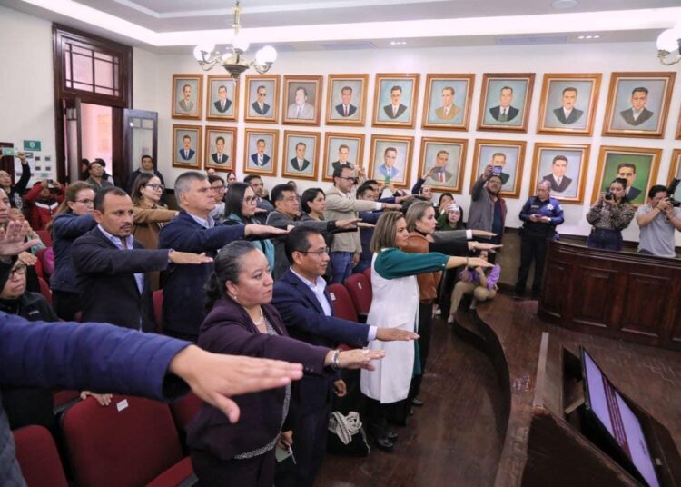 Rinden protesta nuevos integrantes del Sistema Municipal de Protección Integral de Niñas, Niños y Adolescentes de Pachuca