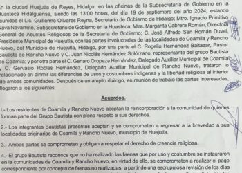 Conflicto social en Coamila y Rancho Nuevo llega a acuerdo y solución con un convenio