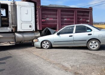 En coordinación PC Tolcayuca atiende percance vial