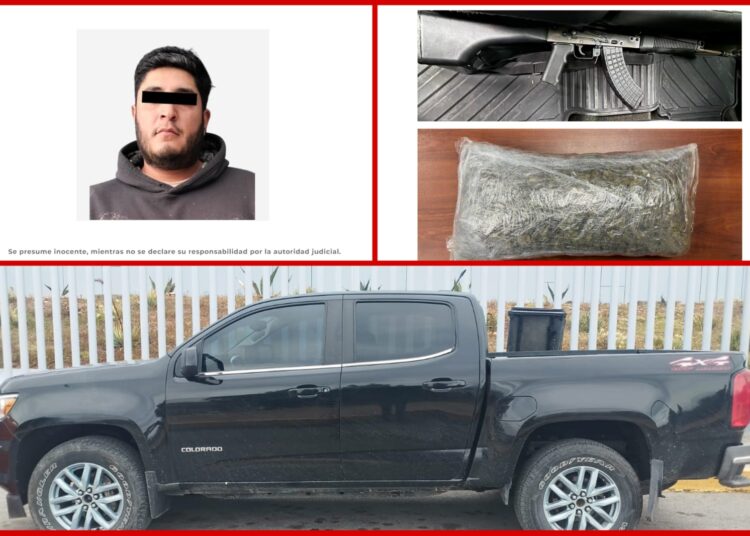 Cae sospechoso de caso Epazoyucan con arma y droga