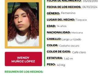 Ficha de búsqueda a nombre de Wendy Muñoz López