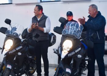 Fortalecen la Secretaría de Seguridad Pública en Tula con nuevo equipamiento y Moto-Patrullas