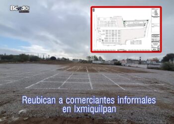 Reubican a comerciantes informales en Ixmiquilpan