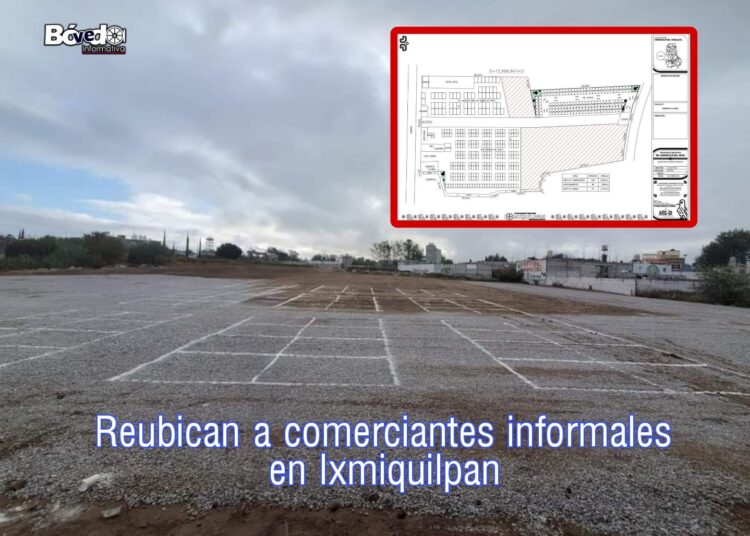 Reubican a comerciantes informales en Ixmiquilpan