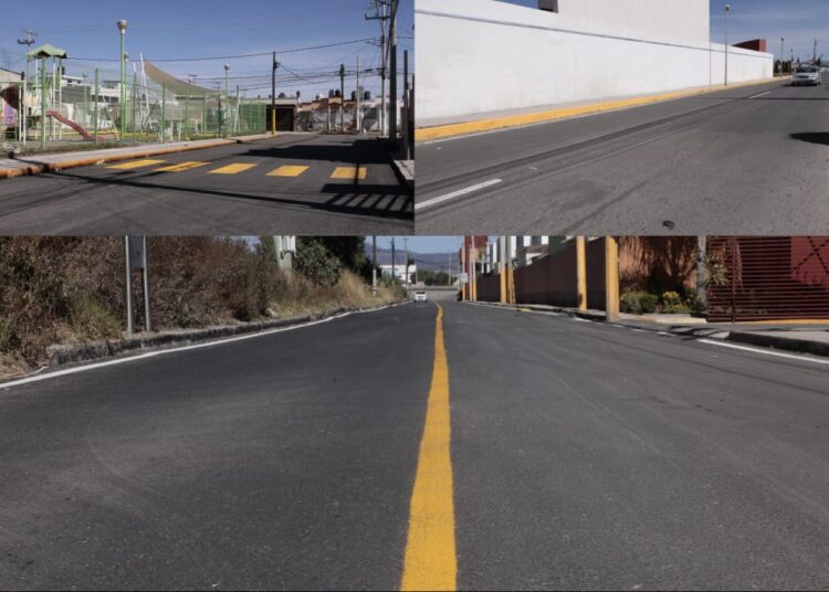 Rehabilitan seis vialidades en la Zona Metropolitana de Pachuca