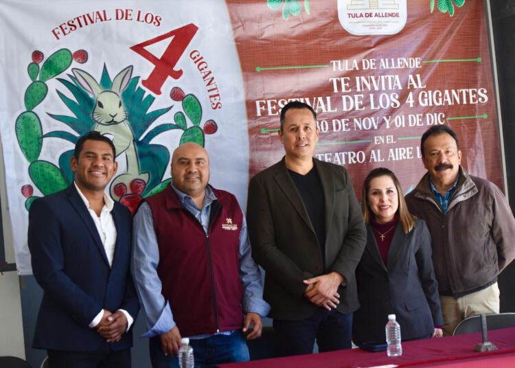 Encabeza Cristhian Martínez conferencia de prensa del Festival de los 4 Gigantes