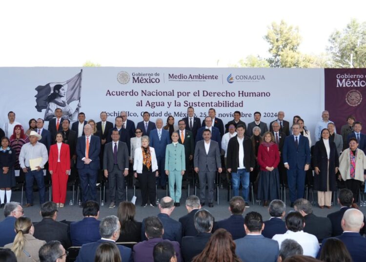 Hidalgo respalda Acuerdo Nacional por el Derecho al Agua y la Sustentabilidad