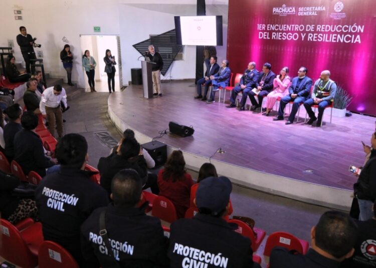 Pachuca sede del primer Encuentro de Reducción del Riesgo y Resiliencia
