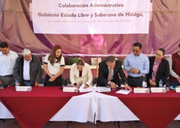 Tepeji del Río avanza en materia catastral con firma de convenio estatal