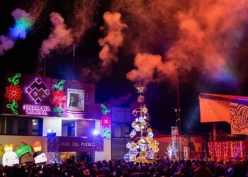 Llegó la navidad a Mineral de la Reforma