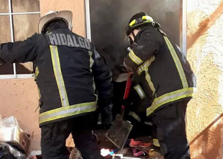 Bomberos atienden incidentes por incendio y fuga de gas en Pachuca