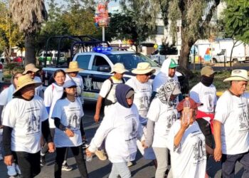 Secretaría de Seguridad Ciudadana y PC de Tizayuca, resguardan el paso de peregrinaciones guadalupanas