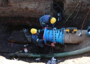 Concluyen trabajos de rehabilitación en el tramo número 6 del  acueducto Téllez