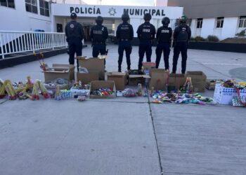 La pirotecnia no es juego, decomisan 150 kg en Pachuca