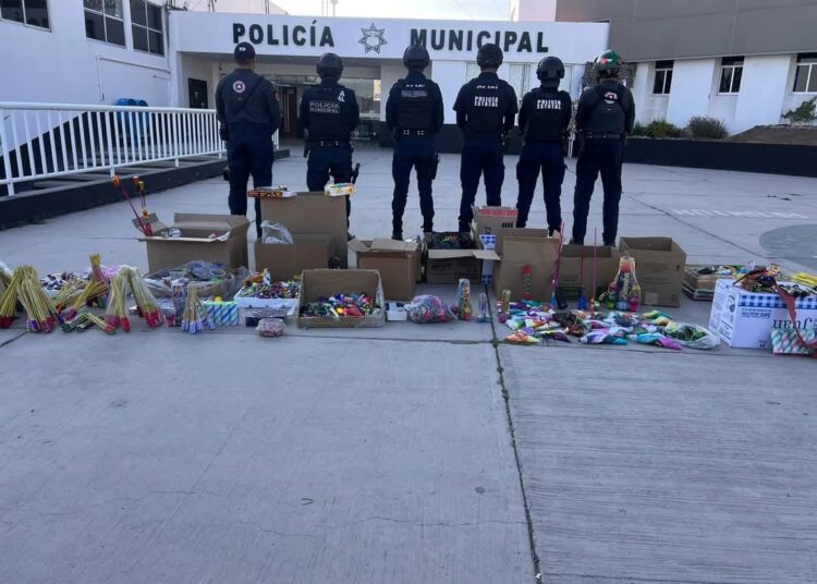 La pirotecnia no es juego, decomisan 150 kg en Pachuca