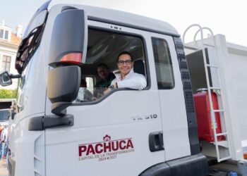 Jorge Reyes lanzará nueva flota de 20 camiones para mejorar la recolección de basura en Pachuca