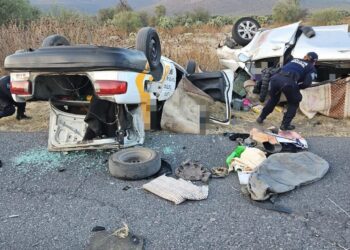 Accidente en Ajacuba deja a 8 personas sin vida: carretera cerrada por al menos dos horas