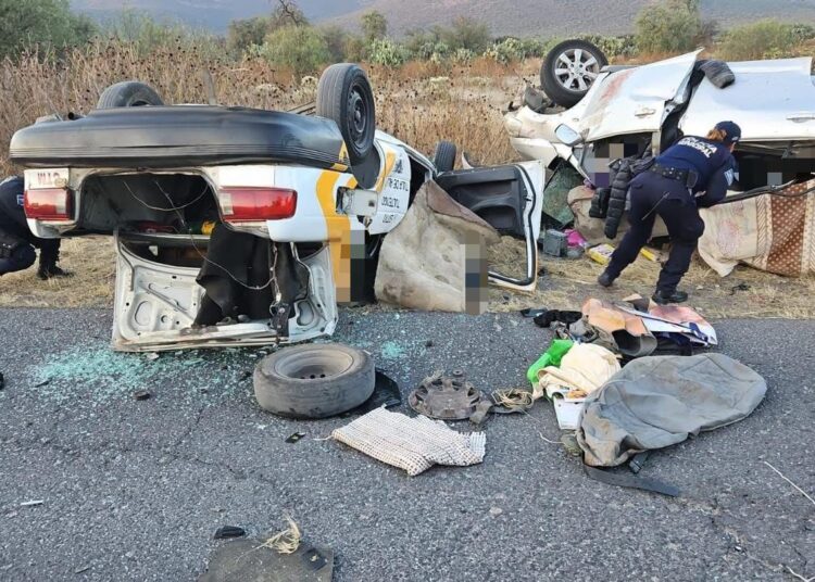 Accidente en Ajacuba deja a 8 personas sin vida: carretera cerrada por al menos dos horas